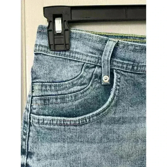 Sam Edelman KORI HIGH RISE MIDI SKIRT Size 28. Jean Skirt, Fall, Split Front, - Picture 6 of 15